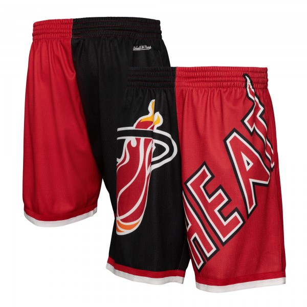 Шорты Miami Heat Mitchell & Ness Black Big Face 5.0 Fashion