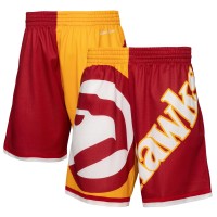 Шорты Atlanta Hawks Mitchell & Ness Big Face 5.0 Fashion - Red