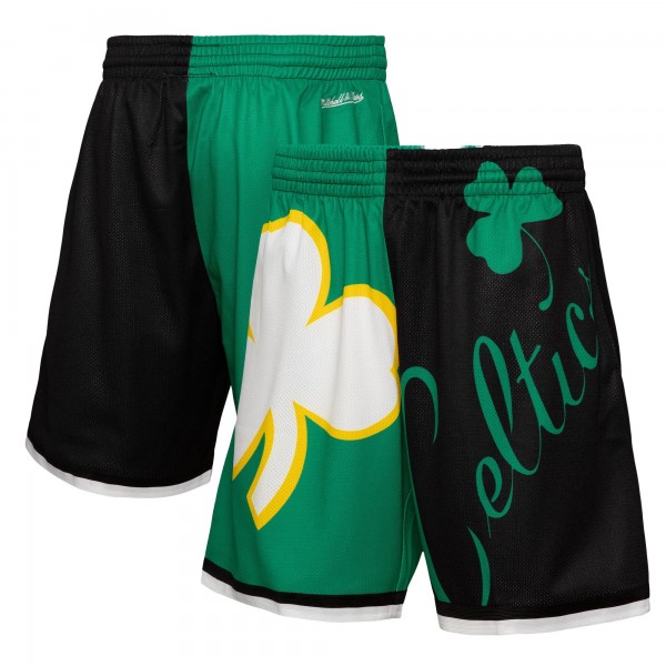 Шорты Boston Celtics Mitchell & Ness Big Face 5.0 Fashion - Kelly Green