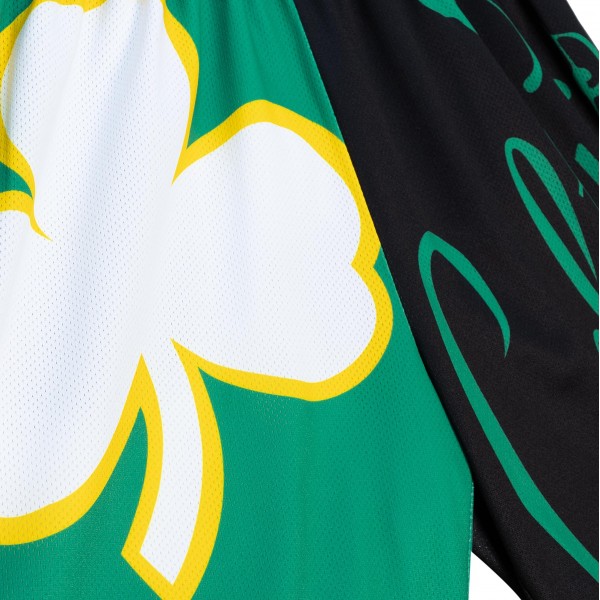 Шорты Boston Celtics Mitchell & Ness Big Face 5.0 Fashion - Kelly Green