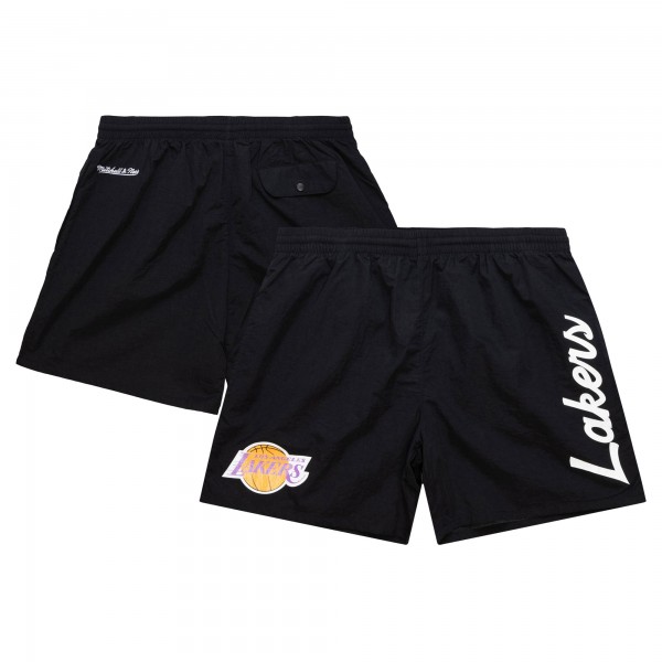 Шорты Los Angeles Lakers Mitchell & Ness Team Essentials Nylon - Black