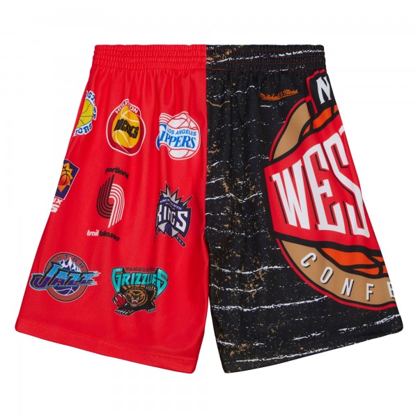 Шорты Western Conference Mitchell & Ness Jumbotron 3.0 - White