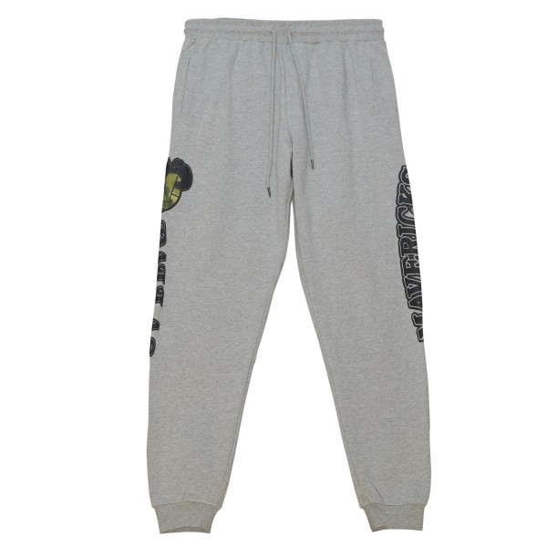 Штаны Dallas Mavericks Mitchell & Ness Ghost Green Camo - Heather Gray