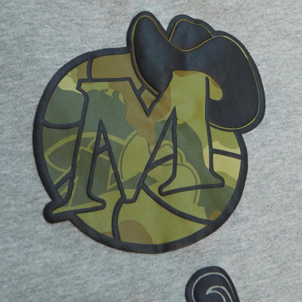 Штаны Dallas Mavericks Mitchell & Ness Ghost Green Camo - Heather Gray