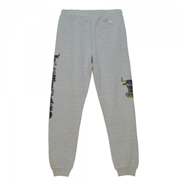 Штаны Chicago Bulls Mitchell & Ness Heather Gray Ghost Green Camo