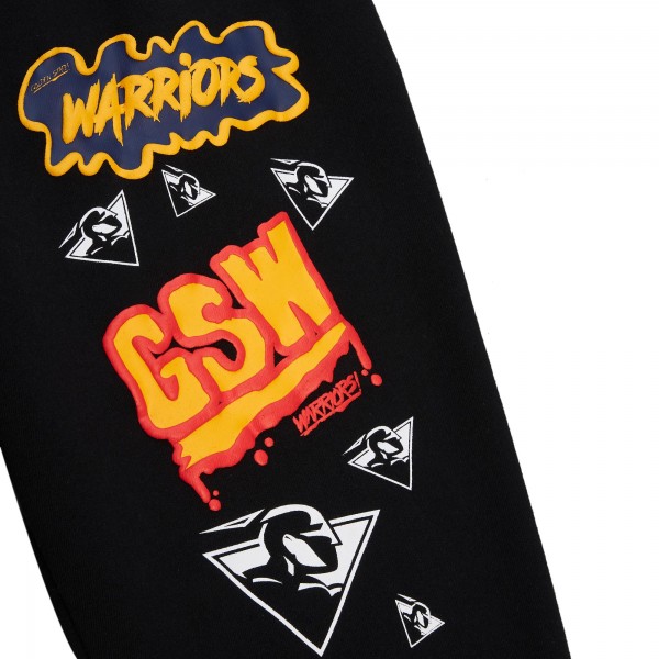 Спортивные штаны Golden State Warriors Mitchell & Ness Slap Sticker - Black