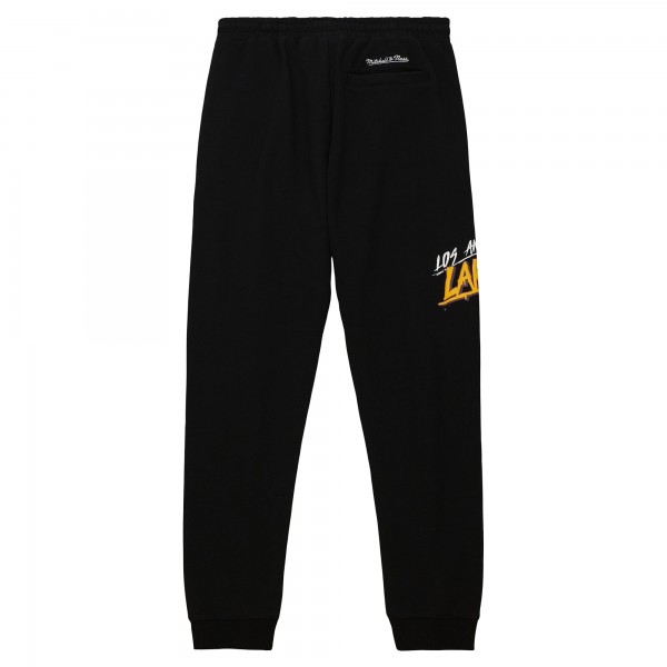 Спортивные штаны Los Angeles Lakers Mitchell & Ness Slap Sticker - Black