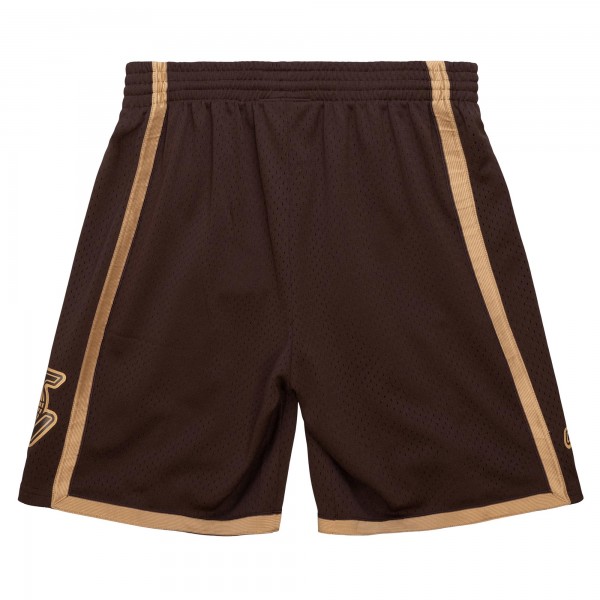 Шорты Los Angeles Lakers Mitchell & Ness 1997-98 Hardwood Classics Lux Swingman - Brown