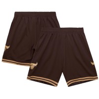 Шорты Chicago Bulls Mitchell & Ness 1997-98 Hardwood Classics Lux Swingman - Brown