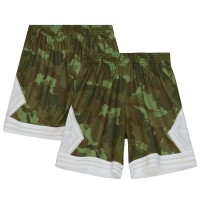 Шорты Chicago Bulls Mitchell & Ness 1997-98 Hardwood Classics Ghost Green Swingman - Camo