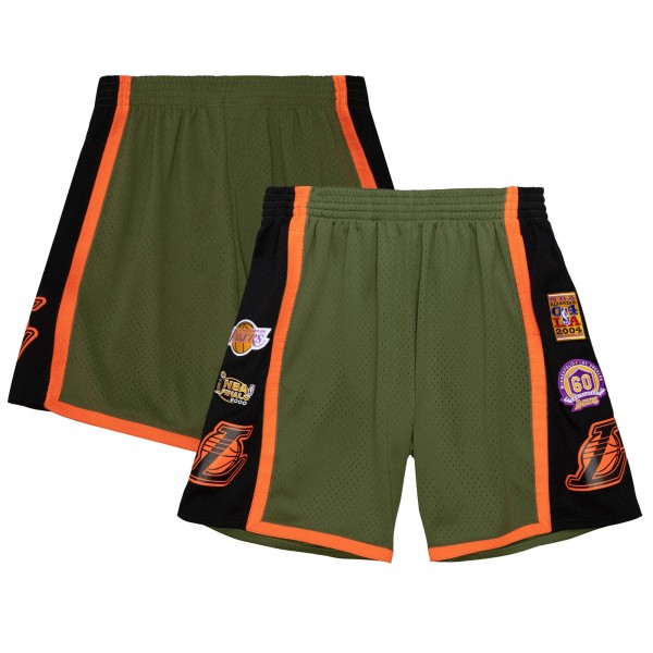 Шорты Los Angeles Lakers Mitchell & Ness 2009-10 Hardwood Classics Flight Swingman - Green