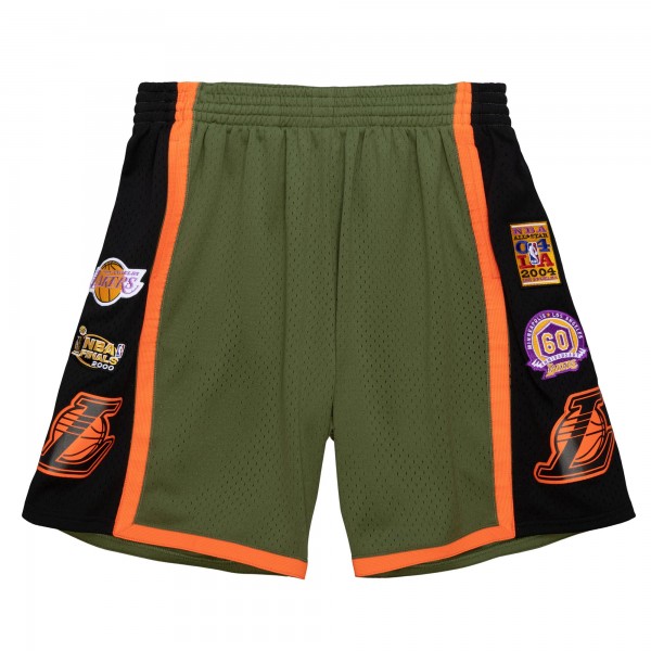 Шорты Los Angeles Lakers Mitchell & Ness 2009-10 Hardwood Classics Flight Swingman - Green
