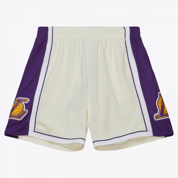 Шорты Los Angeles Lakers Mitchell & Ness 2009/10 Hardwood Classics Team Color Swingman - Cream