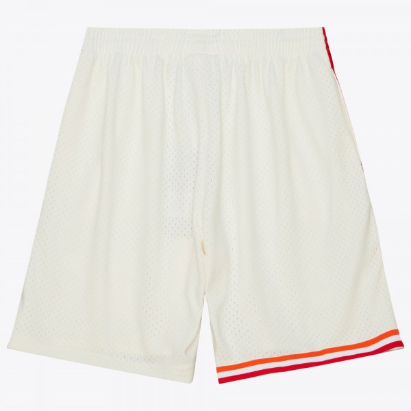 Шорты Miami Heat Mitchell & Ness Cream 1996/97 Hardwood Classics Team Color Swingman