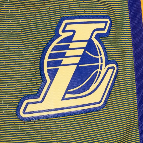 Шорты Los Angeles Lakers Mitchell & Ness 2009-10 Hardwood Classics Space Knit Swingman - Yellow