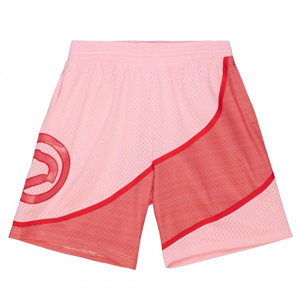 Шорты Atlanta Hawks Mitchell & Ness 1986-87 Hardwood Classics Space Knit Swingman - Red
