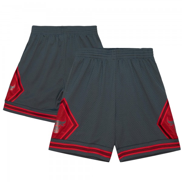 Шорты Chicago Bulls Mitchell & Ness 1997-98 Hardwood Classics Space Knit Swingman - Gray