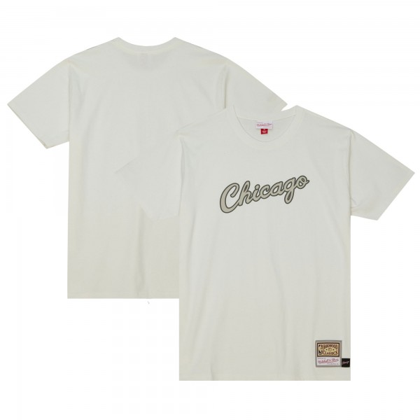 Футболка Chicago Bulls Mitchell & Ness Hardwood Classics - Cream