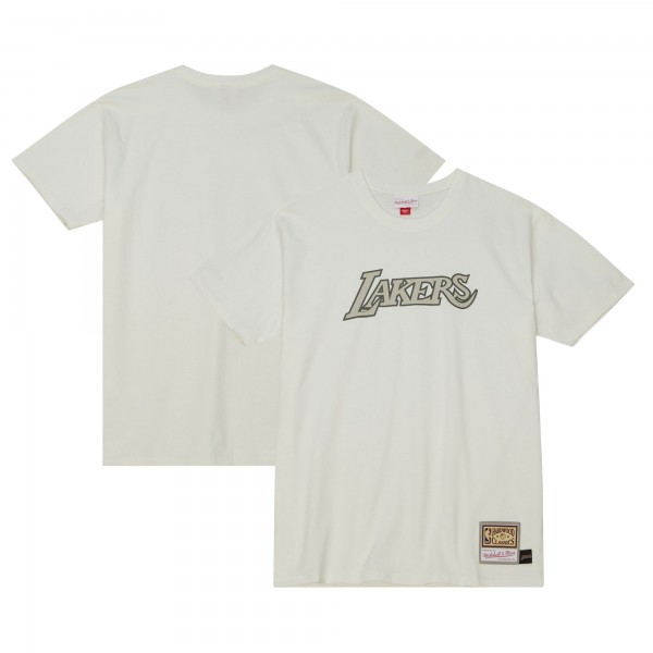 Футболка Los Angeles Lakers Mitchell & Ness Hardwood Classics - Cream