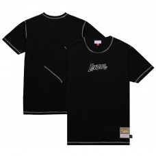 Футболка Los Angeles Lakers Mitchell & Ness Hardwood Classics Contrast 2K Graphic - Black