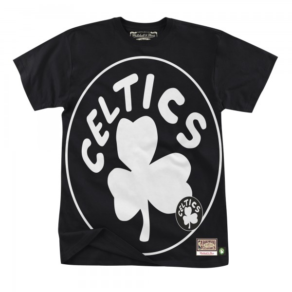 Футболка Boston Celtics Mitchell & Ness Hardwood Classics Big Face 2.0 - Black