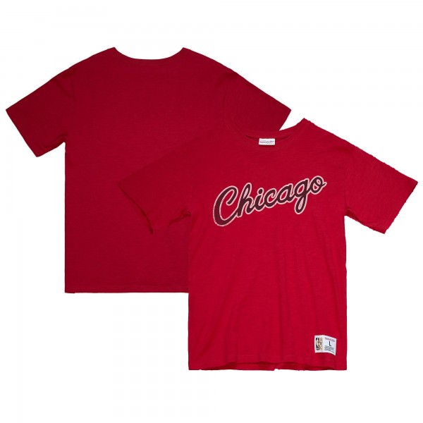 Футболка Chicago Bulls Mitchell & Ness Legendary Slub - Red
