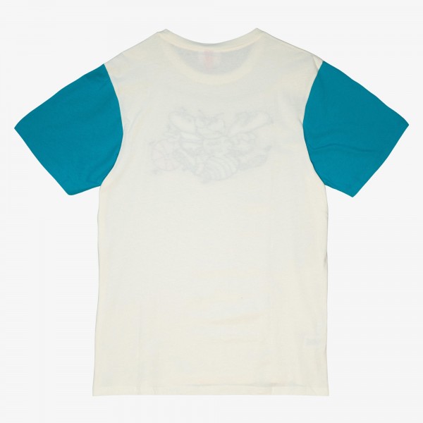 Футболка Charlotte Hornets Mitchell & Ness Cream Color Block