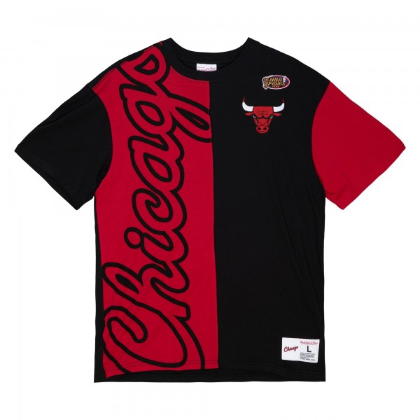 Футболка Chicago Bulls Mitchell & Ness Play By Play 2.0 - Red/Black