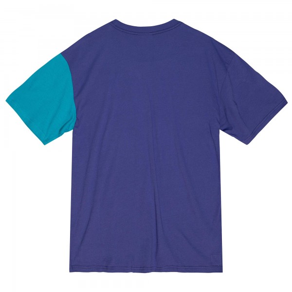 Футболка Charlotte Hornets Mitchell & Ness Play By Play 2.0 - Teal/Purple