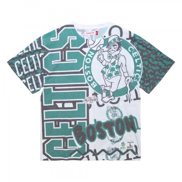 Футболка Boston Celtics Mitchell & Ness Jumbotron 2.0 Sublimated - White