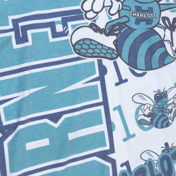 Футболка Charlotte Hornets Mitchell & Ness Jumbotron 2.0 Sublimated - White