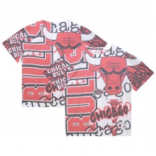 Футболка Chicago Bulls Mitchell & Ness Jumbotron 2.0 Sublimated - White