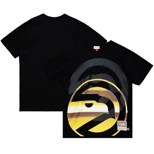 Футболка Atlanta Hawks Mitchell & Ness Big Face 4.0 - Black