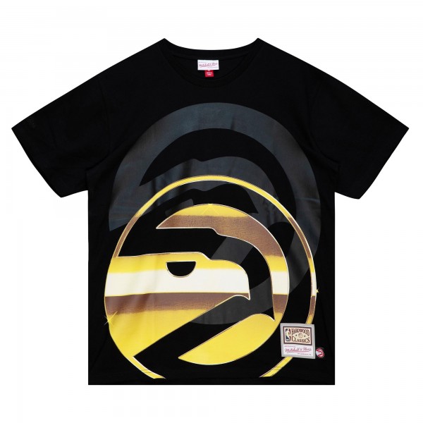 Футболка Atlanta Hawks Mitchell & Ness Big Face 4.0 - Black