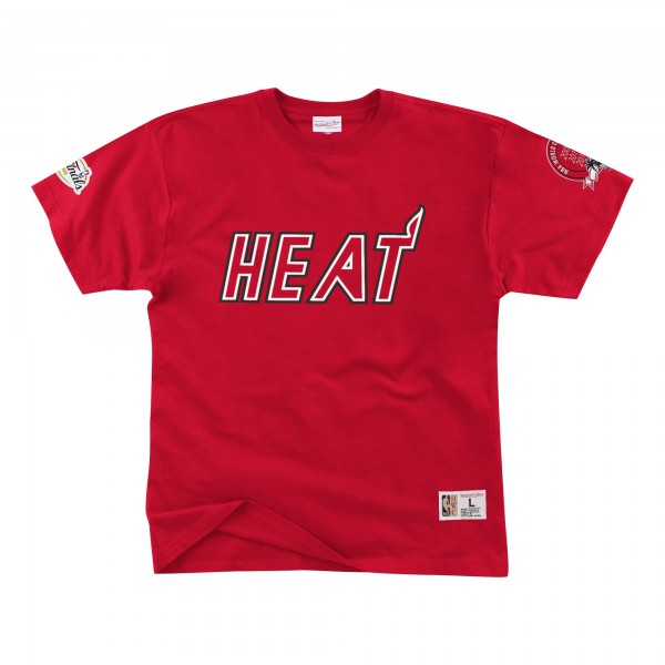 Футболка Miami Heat Mitchell & Ness Red Champ City