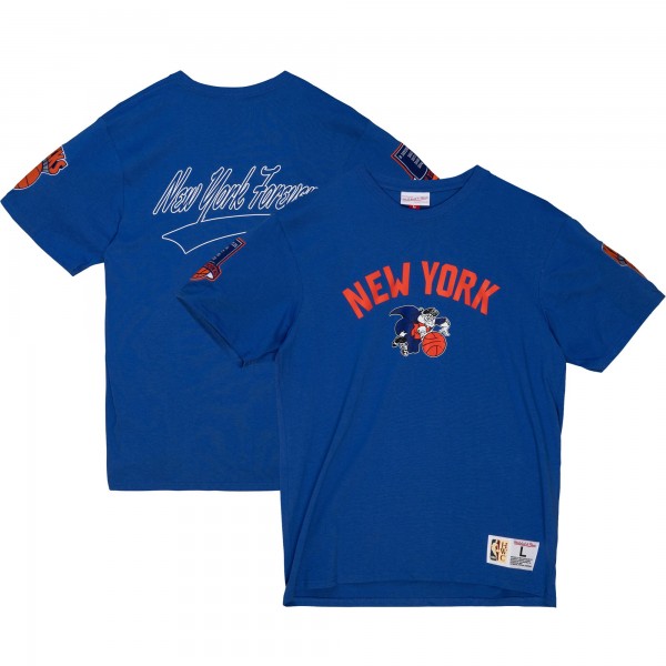 Футболка New York Knicks Mitchell & Ness Champ City - Blue