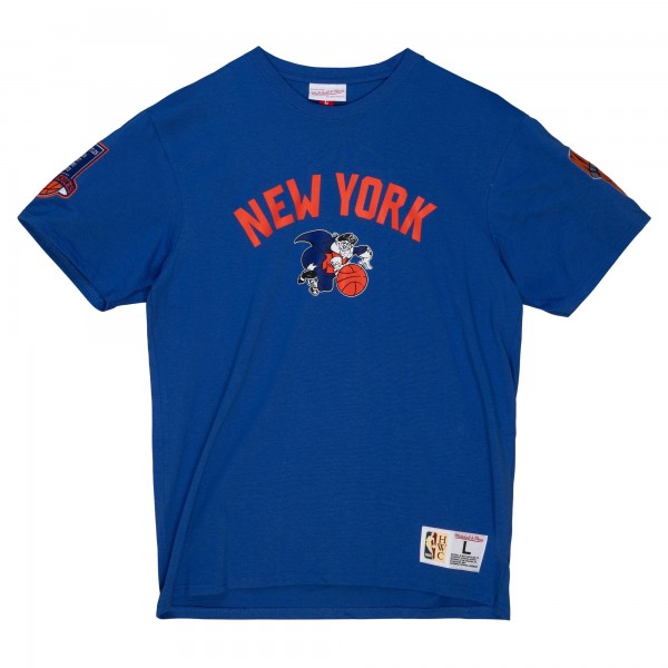 Футболка New York Knicks Mitchell & Ness Champ City - Blue