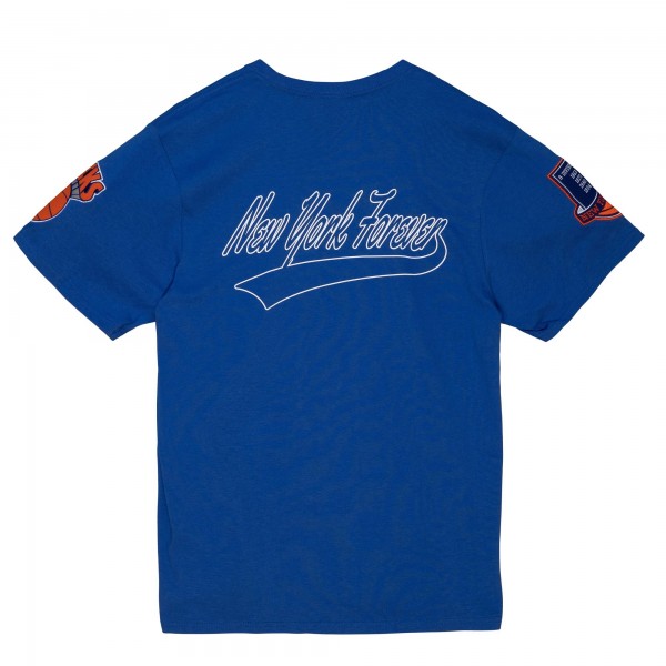 Футболка New York Knicks Mitchell & Ness Champ City - Blue