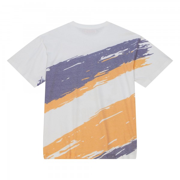 Футболка Los Angeles Lakers Mitchell & Ness Paintbrush Sublimated - White