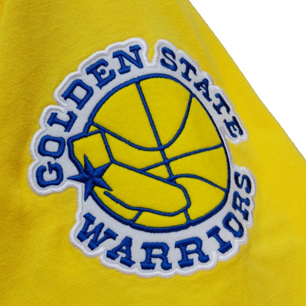 Golden State Warriors Mitchell & Ness Gold Team Origins Top