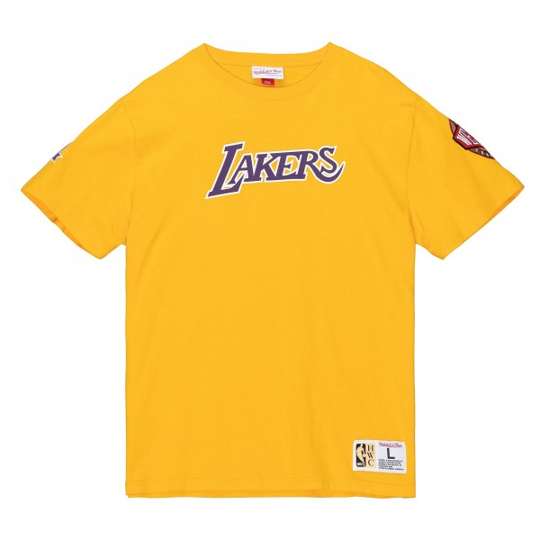 Футболка Los Angeles Lakers Mitchell & Ness Team Origins - Gold