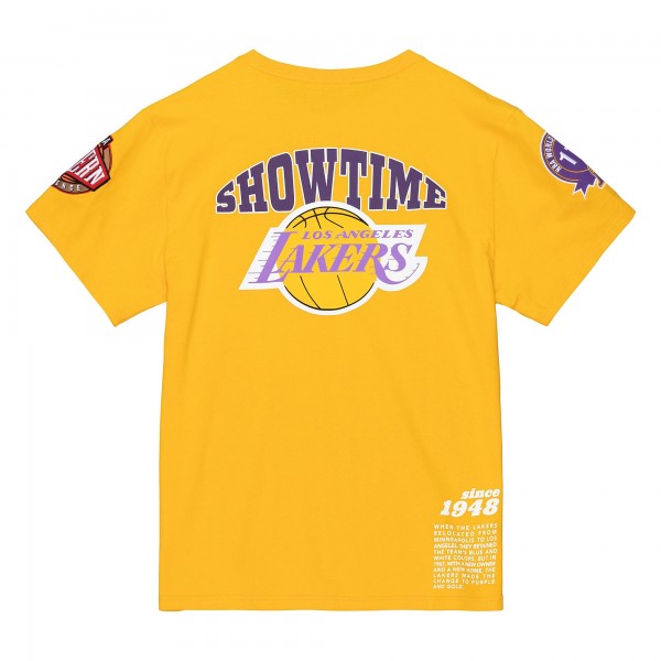 Футболка Los Angeles Lakers Mitchell & Ness Team Origins - Gold