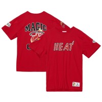 Футболка Miami Heat Mitchell & Ness Red Team Origins