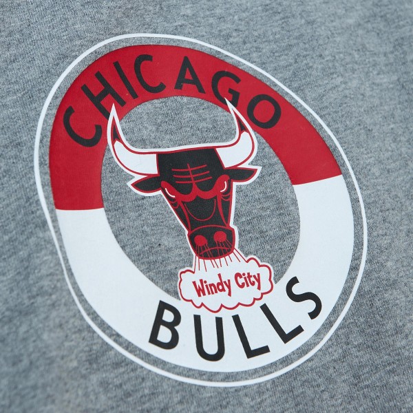 Футболка Chicago Bulls Mitchell & Ness City Collection - Heather Gray