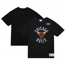 Chicago Bulls Mitchell & Ness Black Legendary Slub T-Shirt