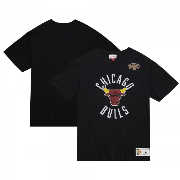 Футболка Chicago Bulls Mitchell & Ness Black Legendary Slub