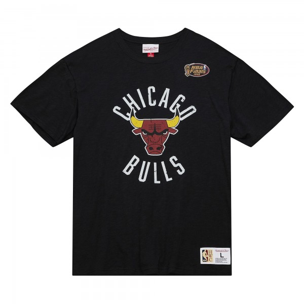Футболка Chicago Bulls Mitchell & Ness Black Legendary Slub