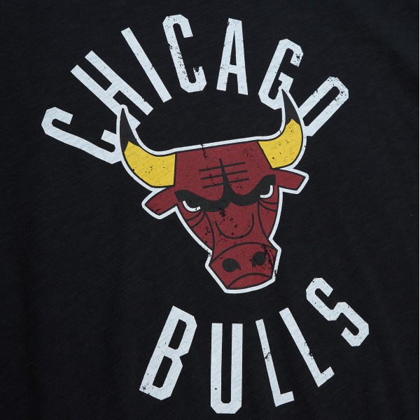 Футболка Chicago Bulls Mitchell & Ness Black Legendary Slub