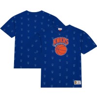 Футболка New York Knicks Mitchell & Ness All Over Print - Royal