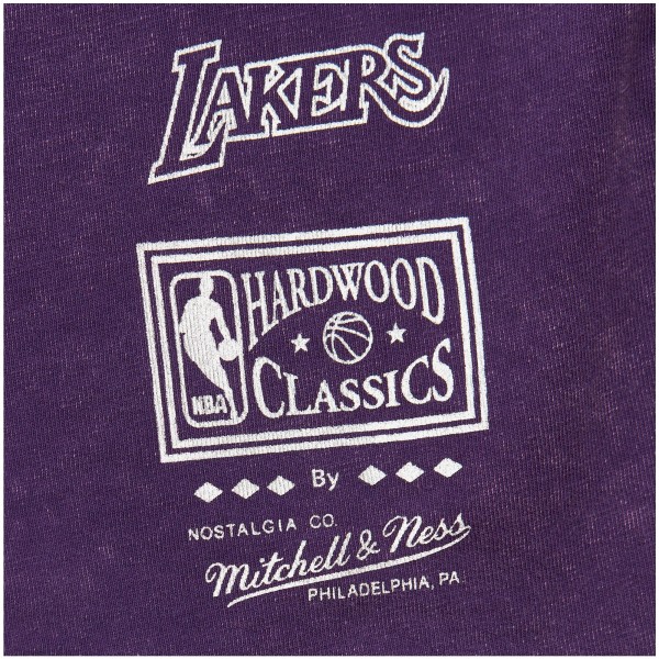 Футболка с длинным рукавом Los Angeles Lakers Mitchell & Ness 90s Reflective Lo-Fi - Purple